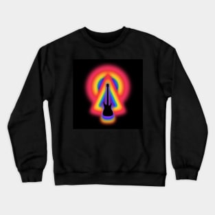 Rainbow Shadow Electric Bass Guitar Crewneck Sweatshirt